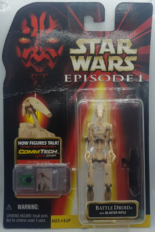 Star Wars Figure - Battledroid *card creased*